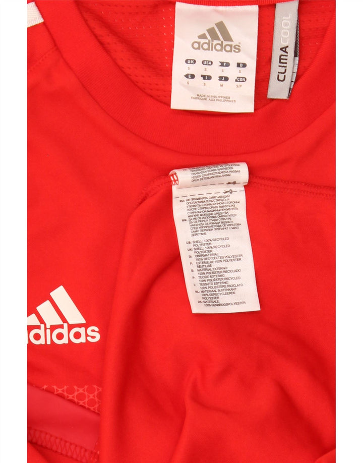 Мужская футболка ADIDAS Team GB с рисунком, маленький красный полиэстер