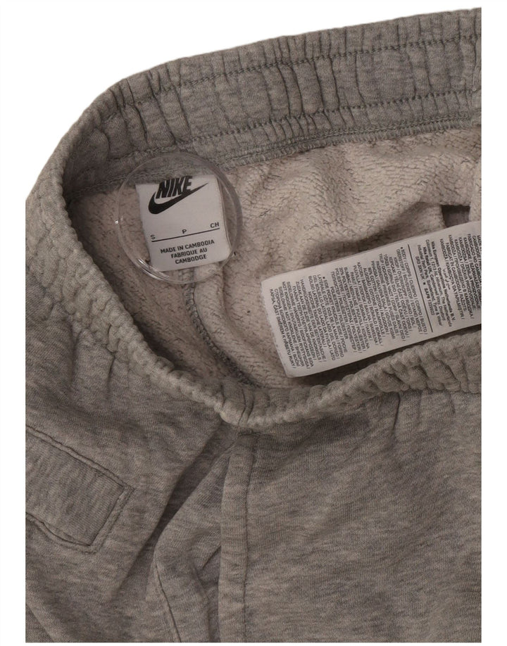 Мужские спортивные брюки Nike, маленькие серые хлопковые брюки для бега