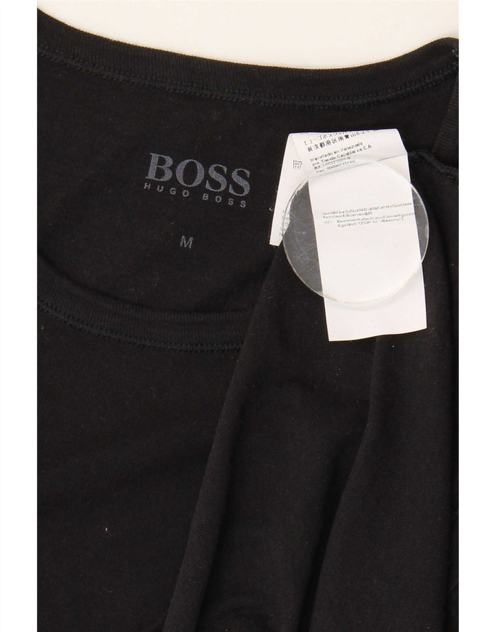 Мужская футболка Hugo Boss Top Medium Black Cotton