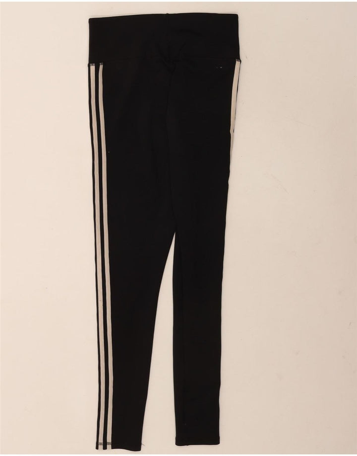 Женские леггинсы Adidas Climalite UK 8/10, маленькие черные из полиэстера