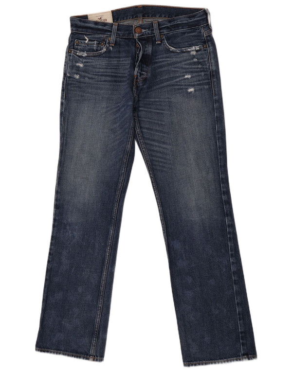 Мужские прямые джинсы Hollister W29 L30, синий хлопок