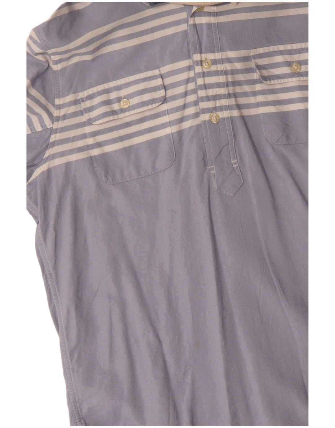 Мужской пуловер CHAPS с капюшоном, хлопковая рубашка среднего синего цвета в полоску