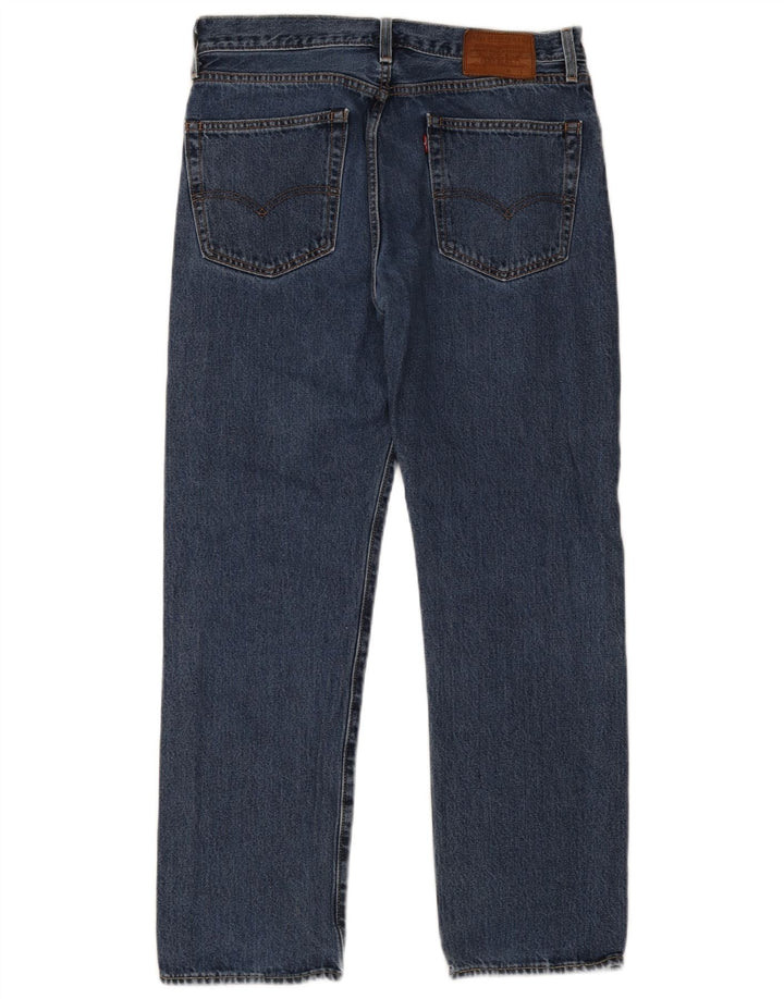 Мужские прямые джинсы Levi's W32 L32 синие, хлопок