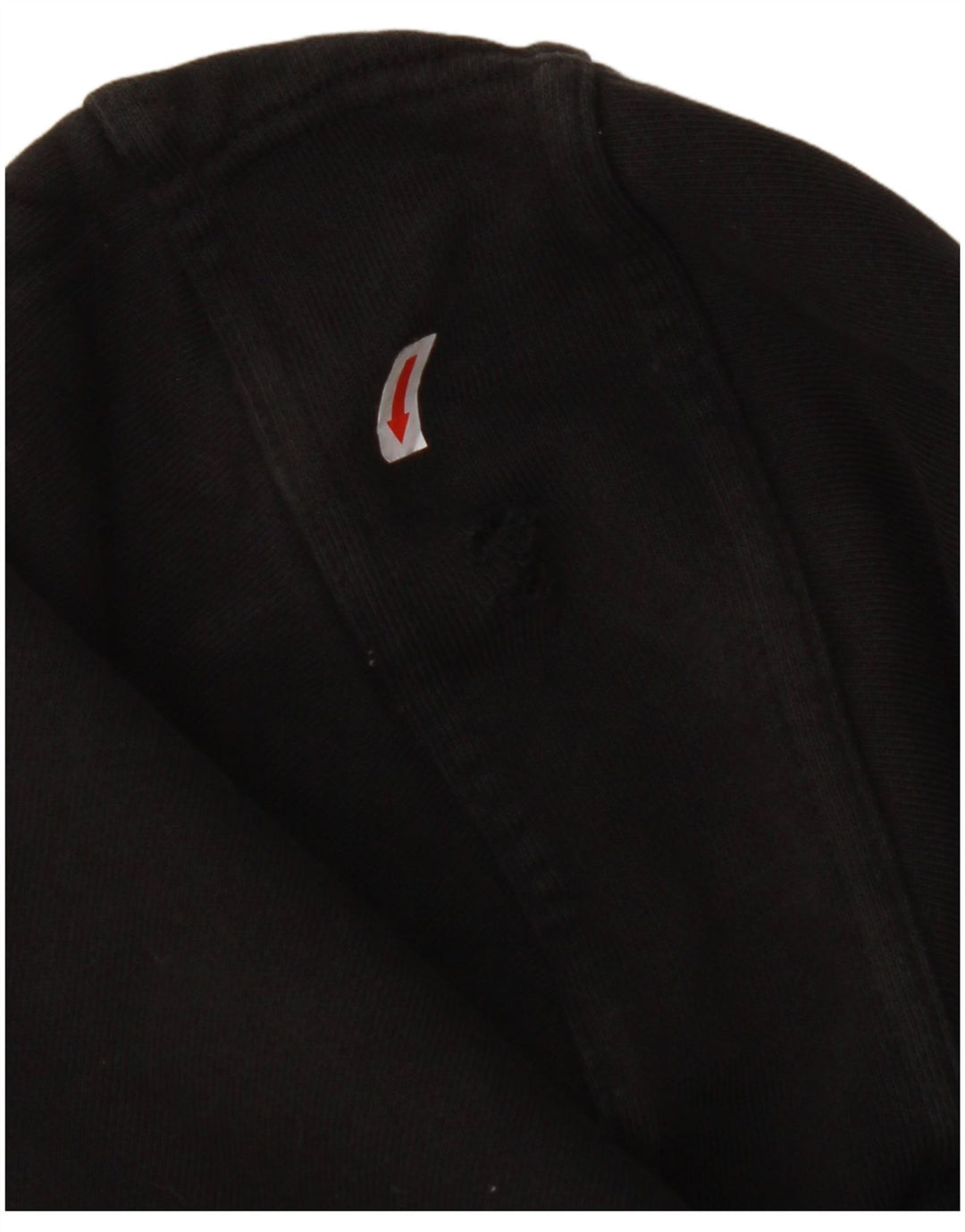 Женский джемпер с капюшоном оверсайз ADIDAS UK 16, большой черный хлопок