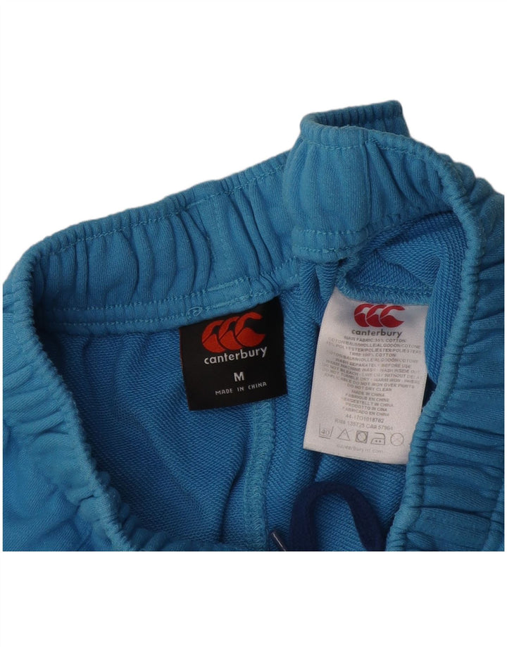 Мужские спортивные шорты Canterbury с рисунком, хлопковые, среднего синего цвета