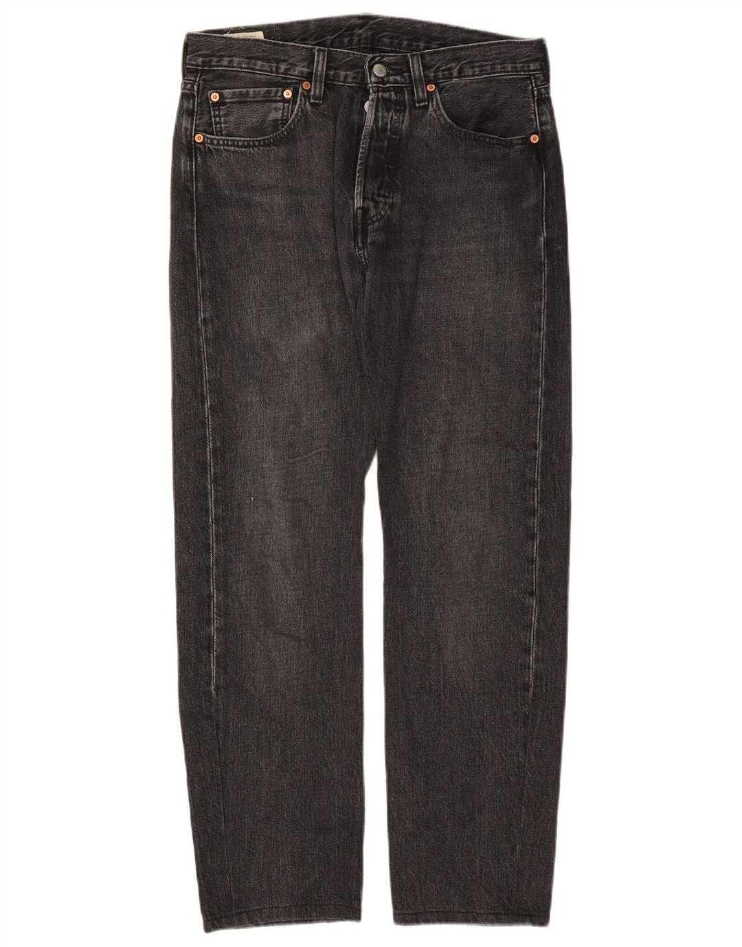 Мужские прямые джинсы Levi's 501 W31 L29, черный хлопок