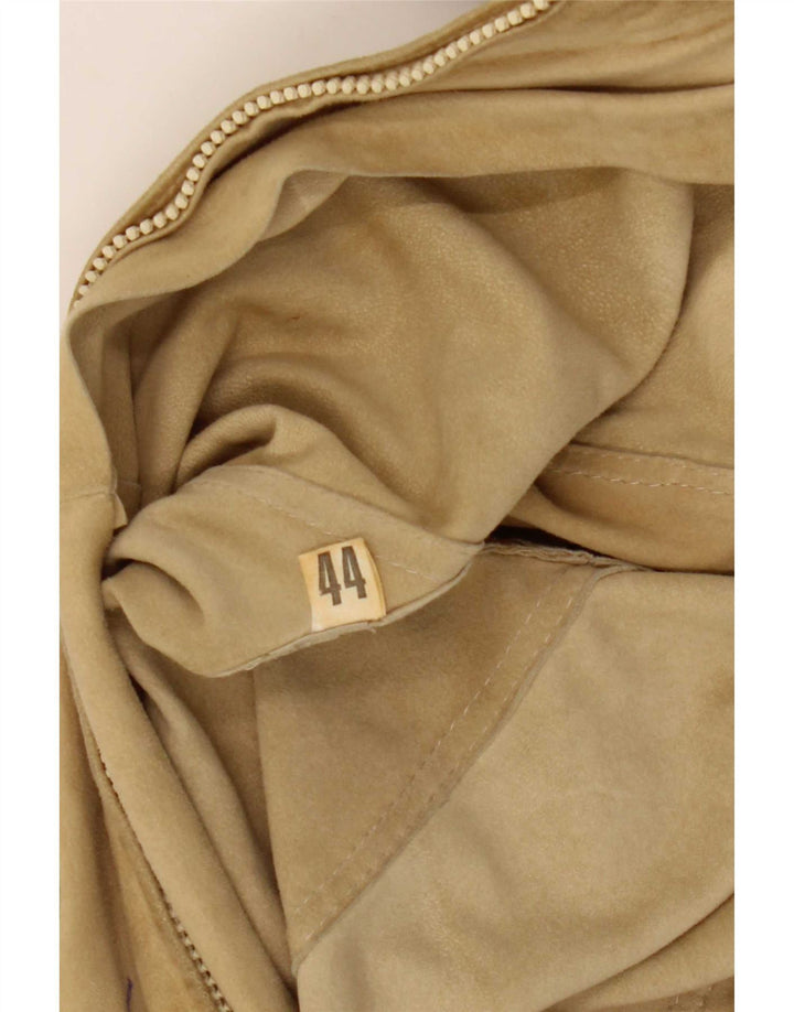 Винтажная женская замшевая куртка IT 44 Medium Beige