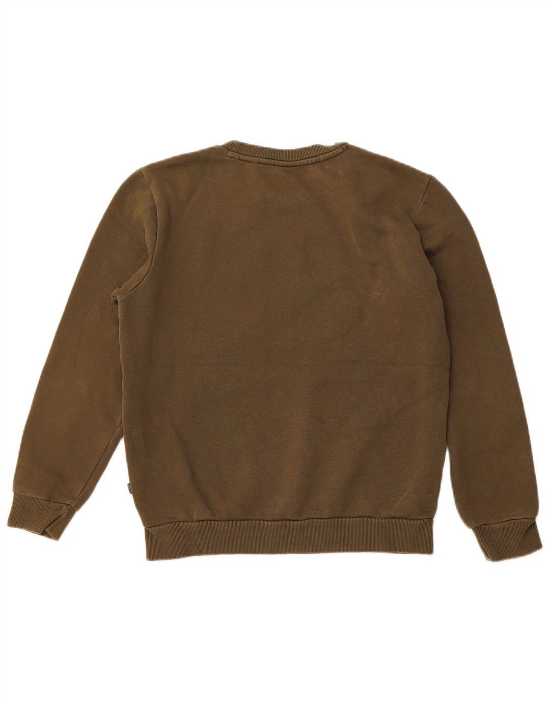 Мужской свитшот с рисунком PUMA XS, хлопок цвета хаки