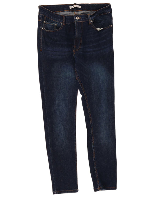 Мужские джинсы скинни Zara EU 44, большие W34 L29, темно-синие