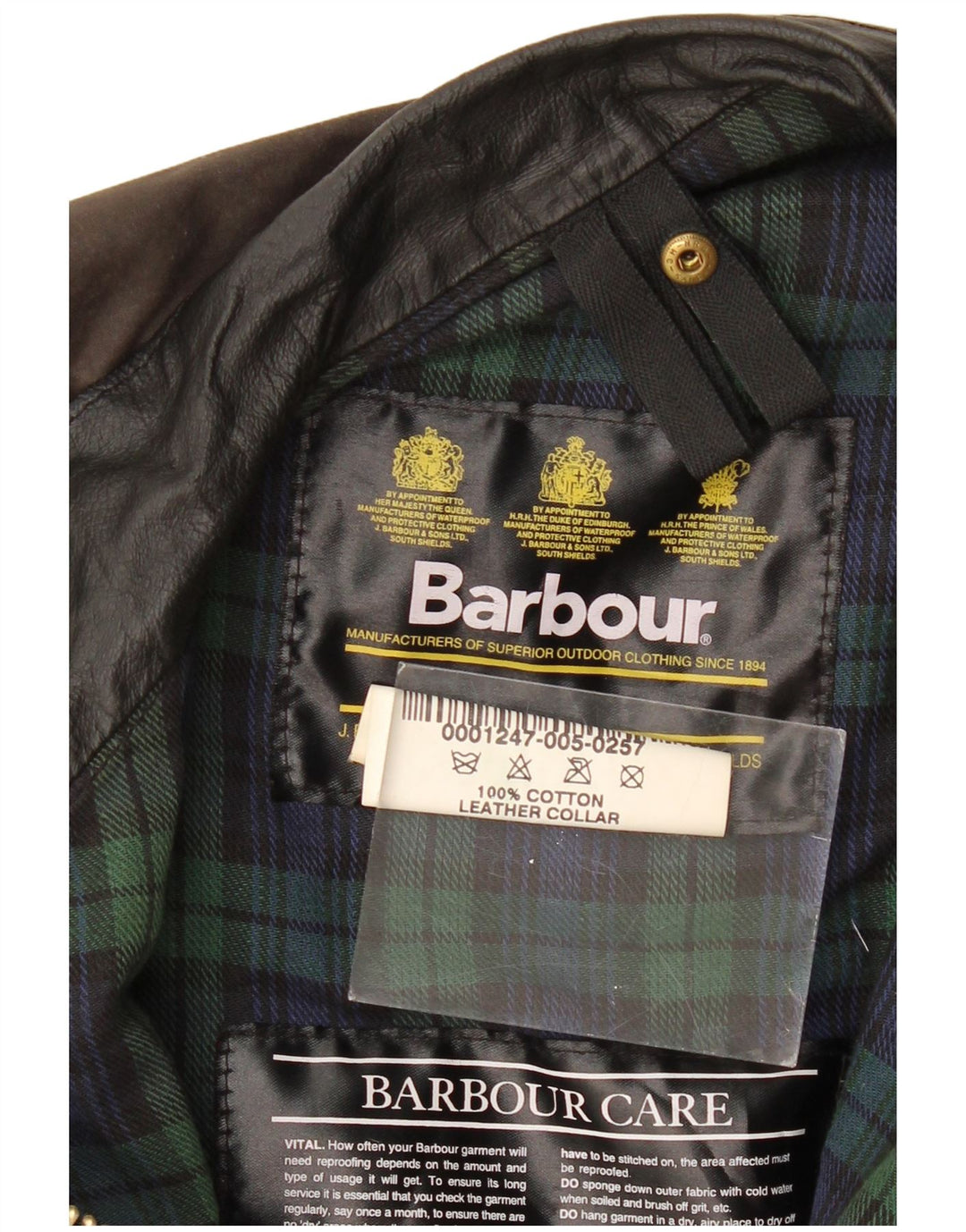 Мужская куртка из вощеного хлопка BARBOUR, размер 38, маленькая, коричневый хлопок