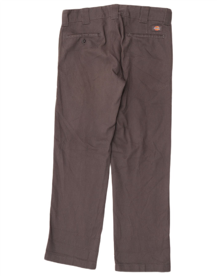 Мужские брюки-чиносы Dickies Slim Fit W32 L32, серый полиэстер