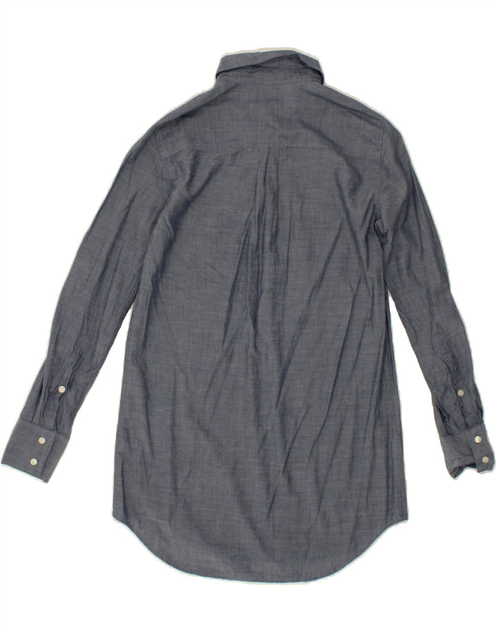 J. CREW Womens Pullover Shirt Dress UK 2 2XS Grey Cotton Vintage J. Crew and Second-Hand J. Crew from Messina Hembry 