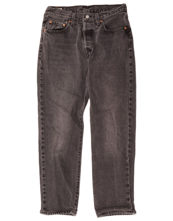 Женские прямые джинсы Levi's 501 W28 L26, серый хлопок