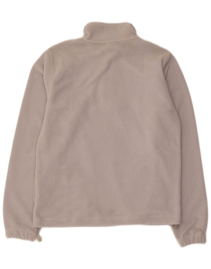 Fila Мужской флисовый джемпер с воротником на молнии, средний серый полиэстер