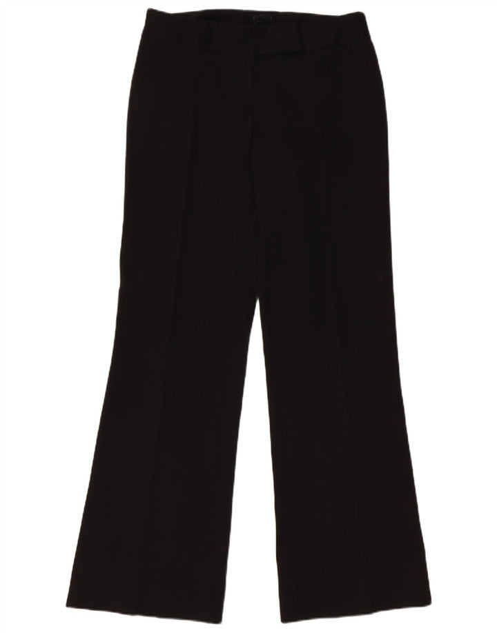 Женские костюмные брюки Oasis Bootcut UK 10, маленькие W28 L31, черный полиэстер