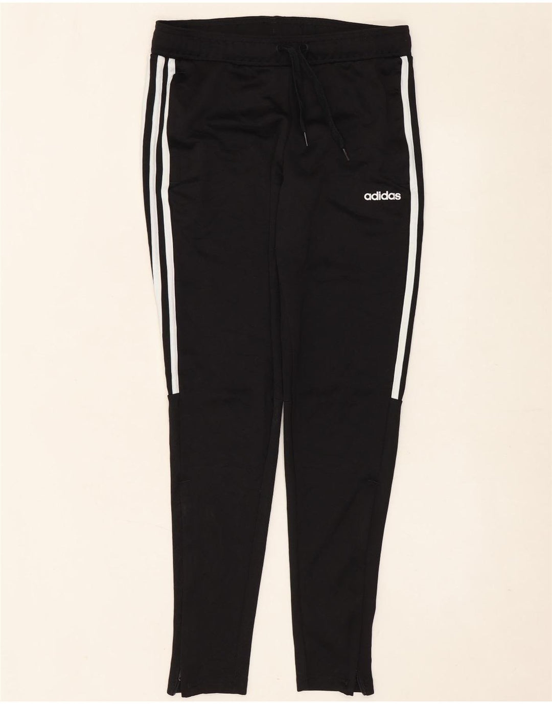 Женские спортивные брюки Adidas UK 8/10, маленький черный полиэстер