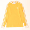 Мужской топ Adidas с длинным рукавом XS, желтый хлопок