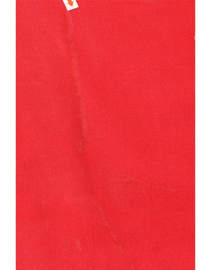 Мужской свободный свитшот на молнии с воротником WHITE STUFF, джемпер XL, красный