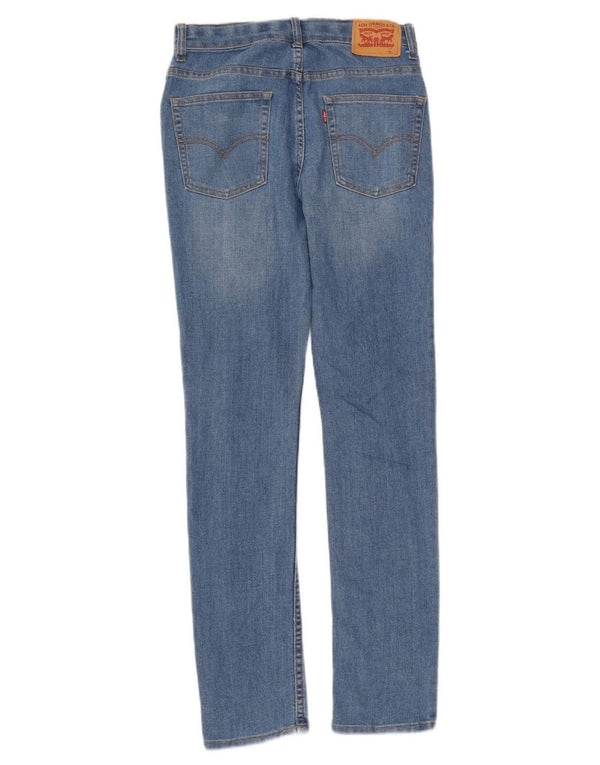 Levi's Boys 512 Узкие зауженные джинсы 15-16 лет W28 L32 Синий хлопок