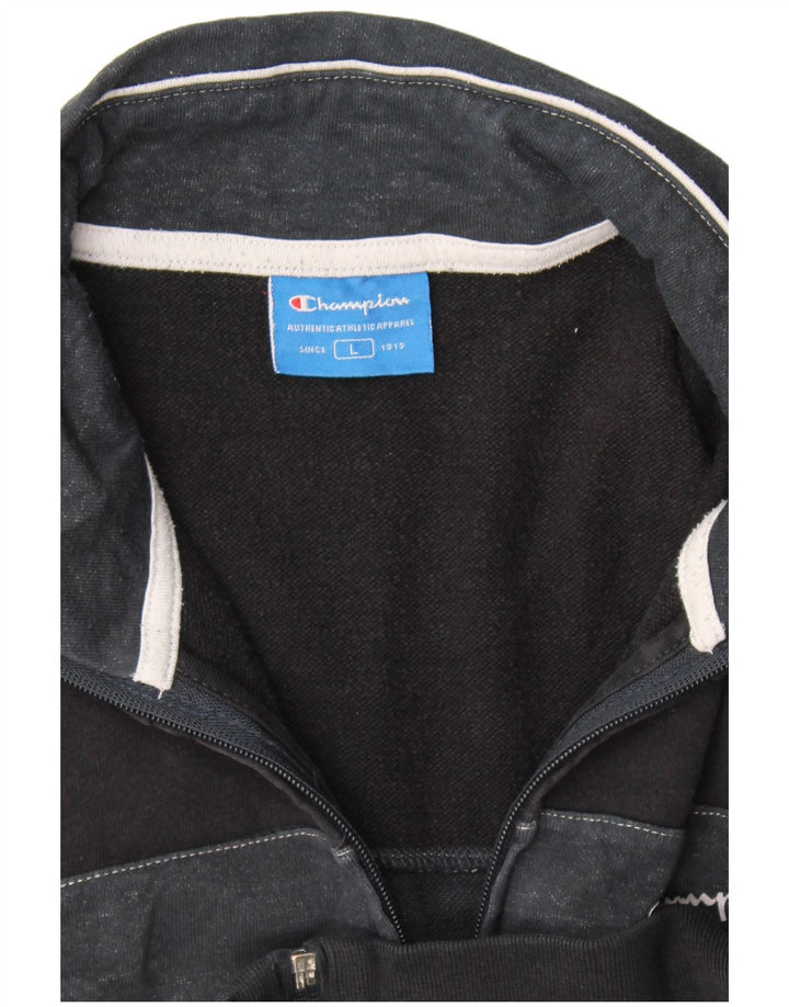 Мужской спортивный костюм Champion, верхняя куртка, большая черная цветная блокировка