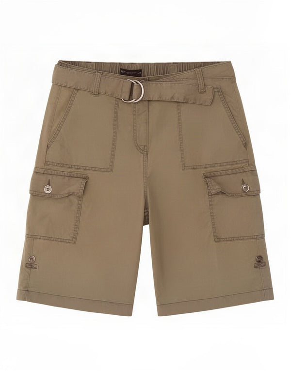 Женские шорты карго Marks & Spencer UK 12 Medium W30 Хаки, лиоцелл