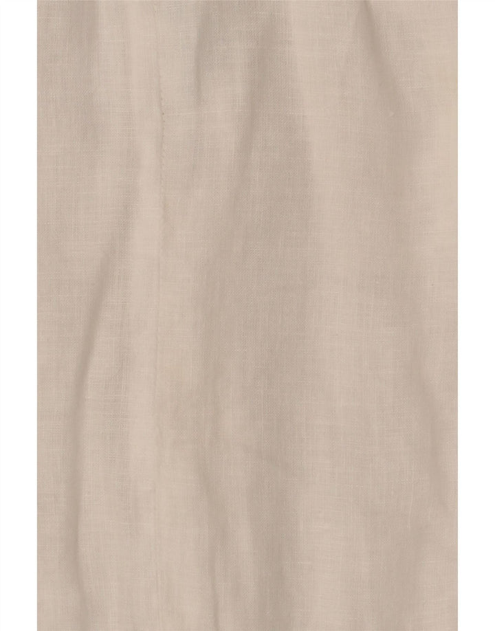 Мужская рубашка с рисунком Diesel, большая белая льняная рубашка