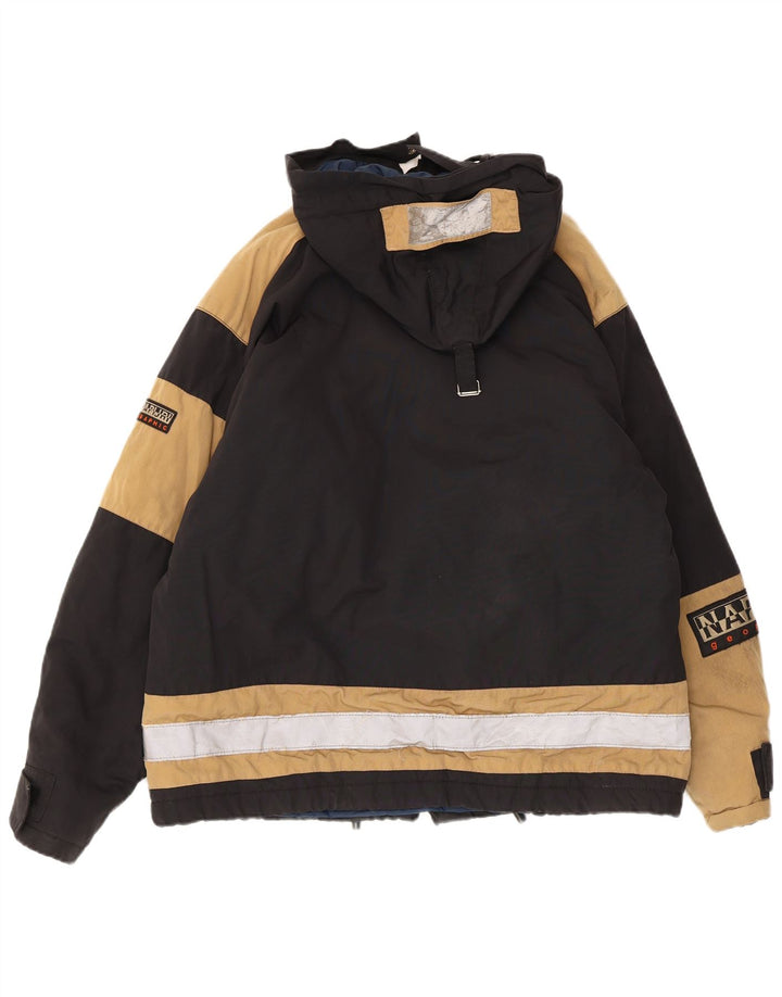 NAPAPIJRI Мужская ветровка с графическим рисунком UK 38 Средний Темно-Синий