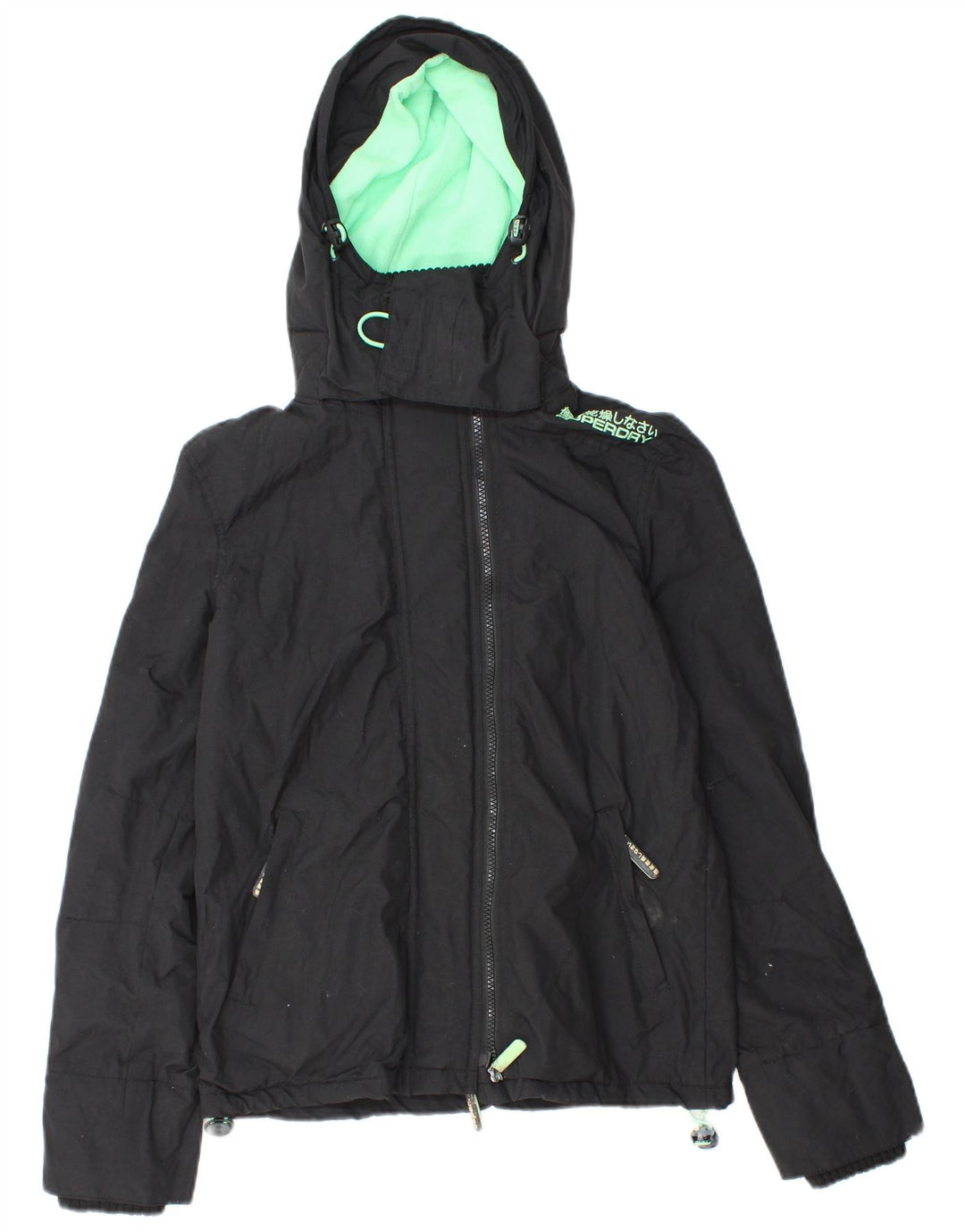 Женская ветровка с рисунком Superdry UK 10, маленькая черная