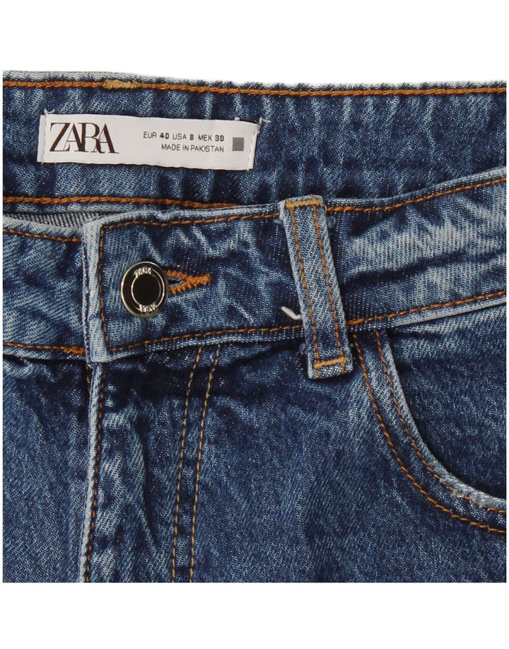 ZARA Womens High Waist Jeans EU 40 Medium W30 L27 Blue