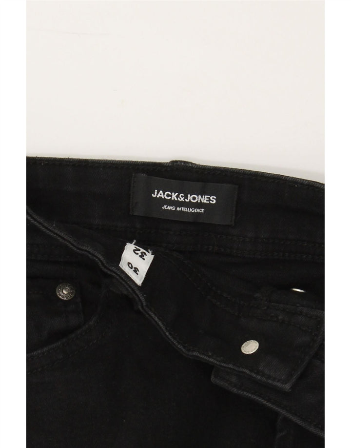 JACK & JONES Womens GLENN Slim Jeans W30 L32 Black Cotton Vintage Jack & Jones and Second-Hand Jack & Jones from Messina Hembry 