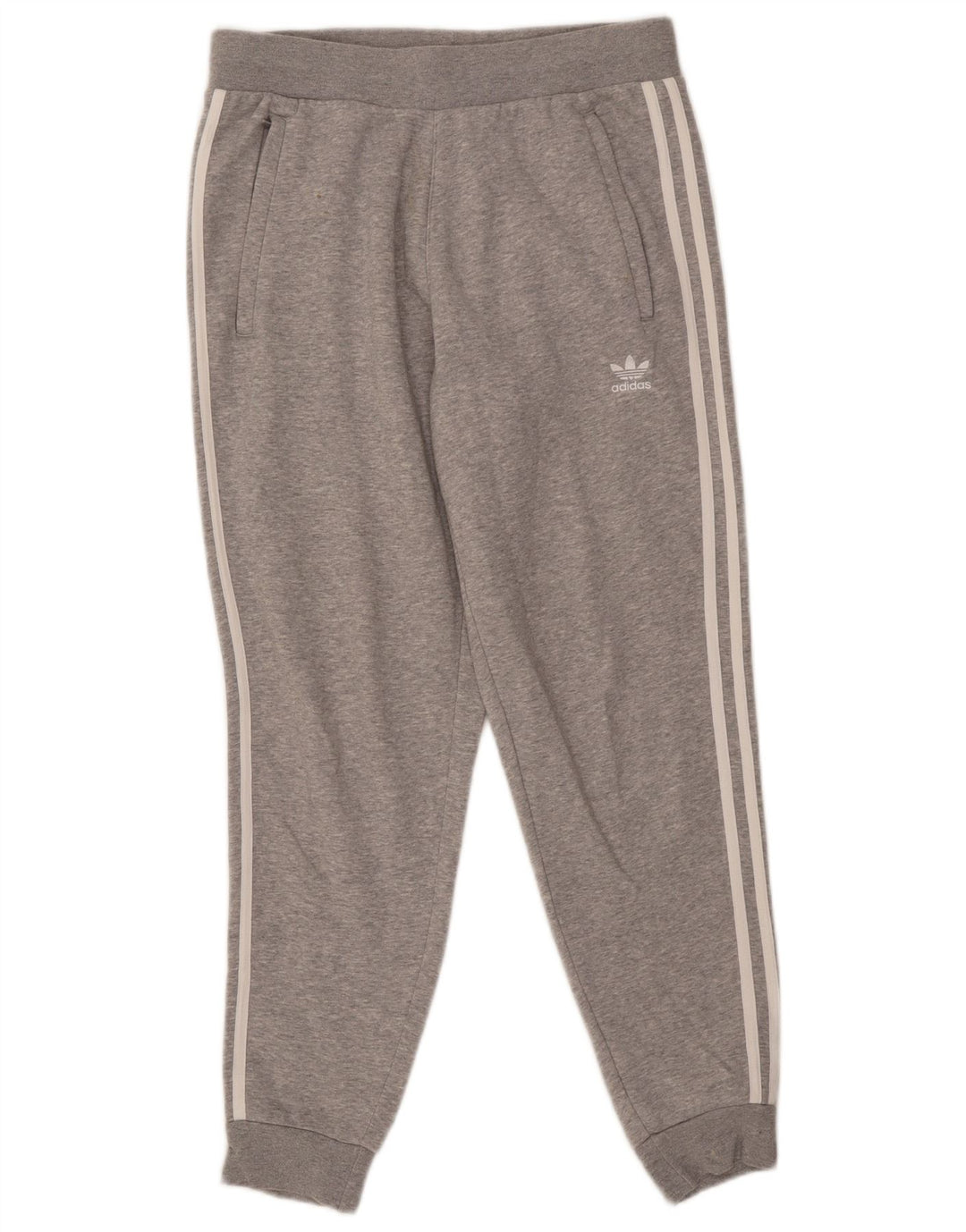 Мужские спортивные брюки Adidas, джоггеры, средний серый хлопок, хлопок