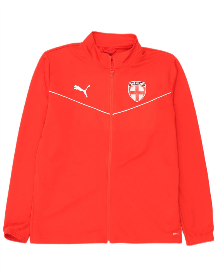 Мужской спортивный костюм Puma Club Milano, верхняя куртка, большой красный полиэстер
