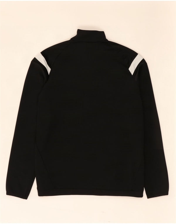 Джемпер Adidas Climacool Sweatshirt для мальчиков 11–12 лет, большой черный с цветными блоками