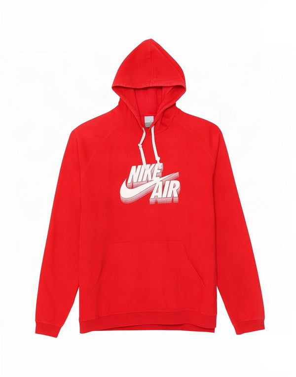 Мужской джемпер с капюшоном с рисунком Nike UK 45/47 XL, красный хлопок