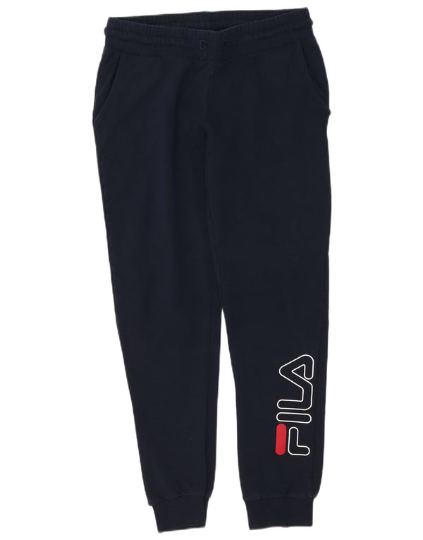 Fila Мужские спортивные брюки с рисунком, джоггеры, средние, темно-синие