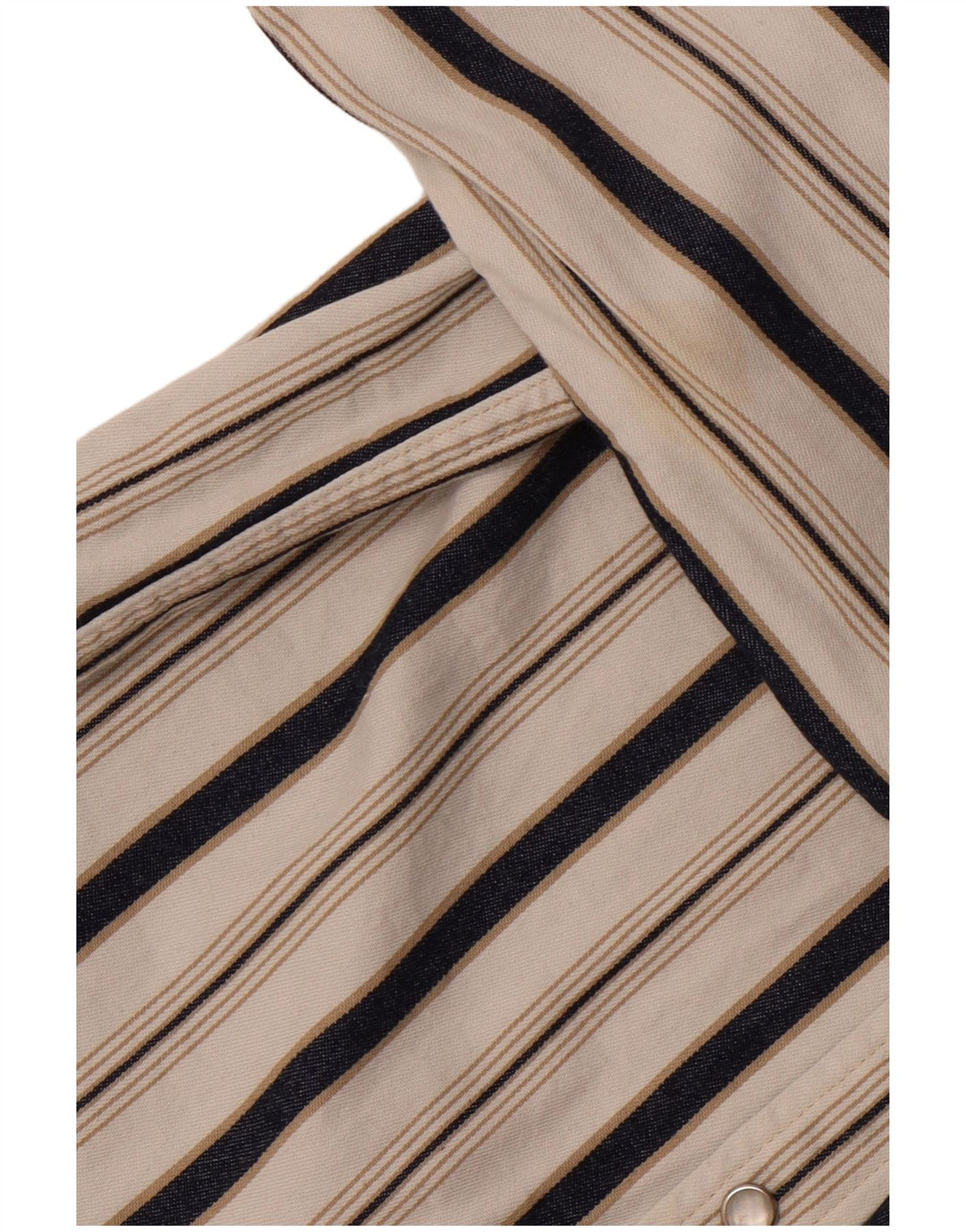 Мужская фланелевая рубашка LEVI'S маленькая белая в полоску