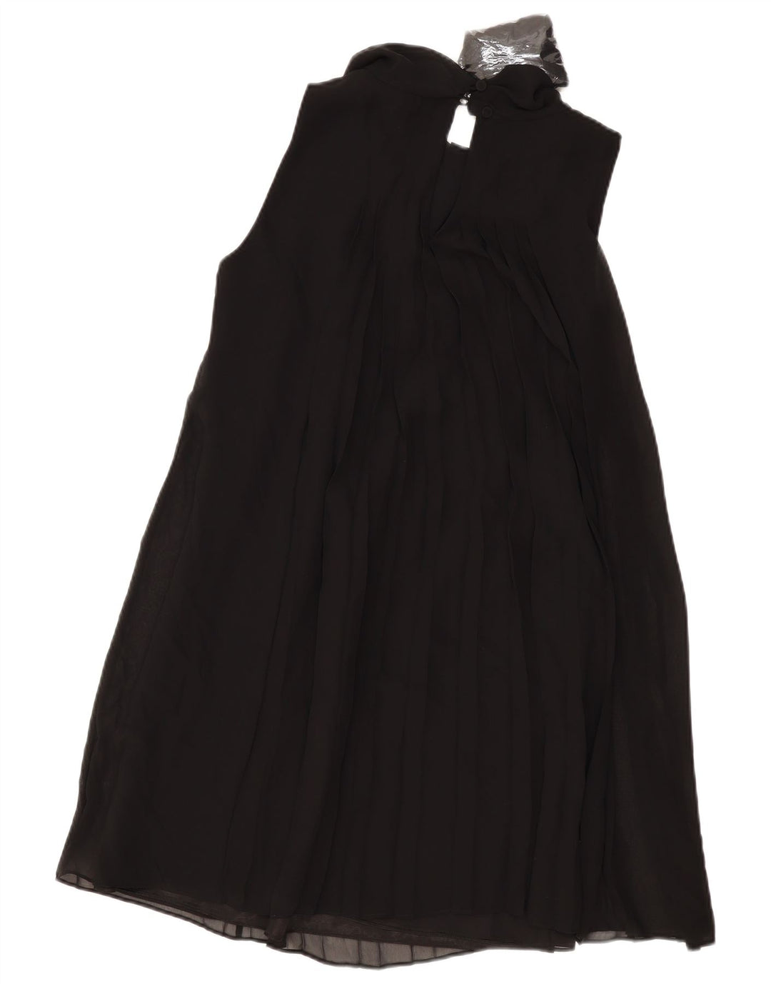 Женское платье трапеции без рукавов Coast UK 12, средний черный полиэстер