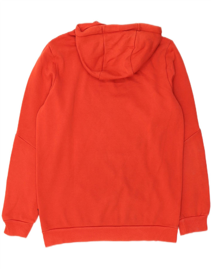 PUMA Mens Graphic Hoodie Jumper Small Orange Cotton Vintage Puma and Second-Hand Puma from Messina Hembry 