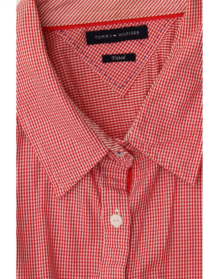 Женская рубашка Tommy Hilfiger UK 16, большая красная клетка