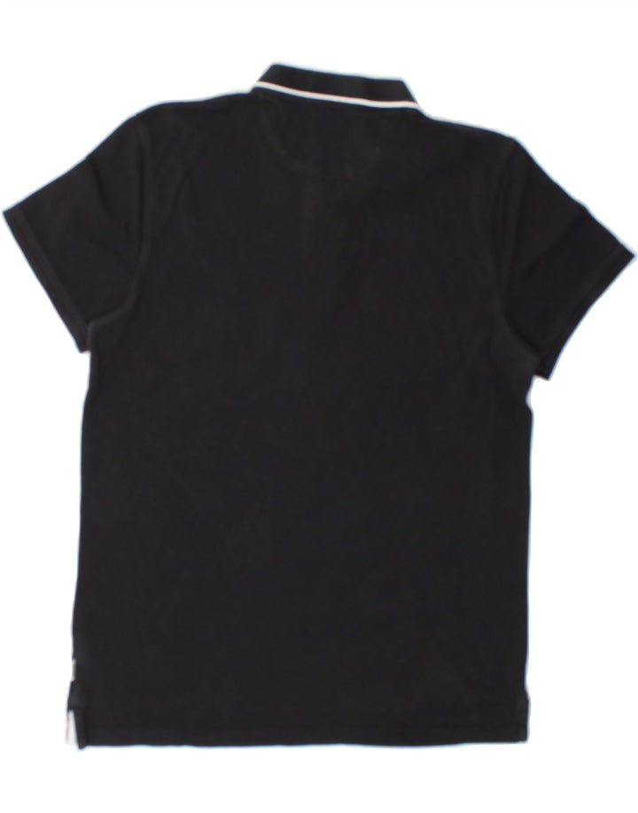 WRANGLER Mens Polo Shirt Medium Black Cotton Vintage Wrangler and Second-Hand Wrangler from Messina Hembry 