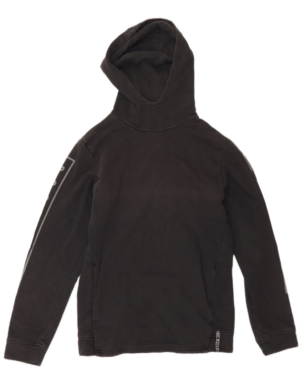 Puma Boys Graphic Hoodie Jumper 13-14 Years XL Black