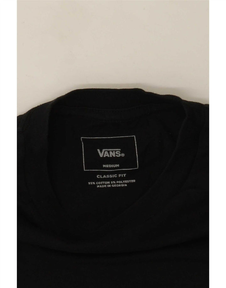 Мужская футболка классического кроя Vans, хлопковый топ среднего серого цвета с цветными блоками