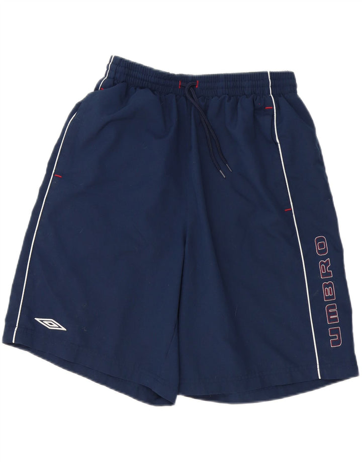 Umbro Мужские шорты для плавания с рисунком, большие, темно-синие, полиэстер