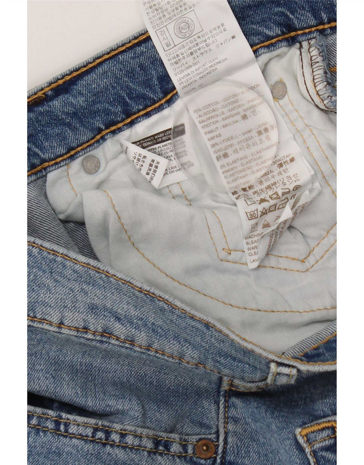 Мужские прямые джинсы Levi's 514 W32 L32 синие, хлопок
