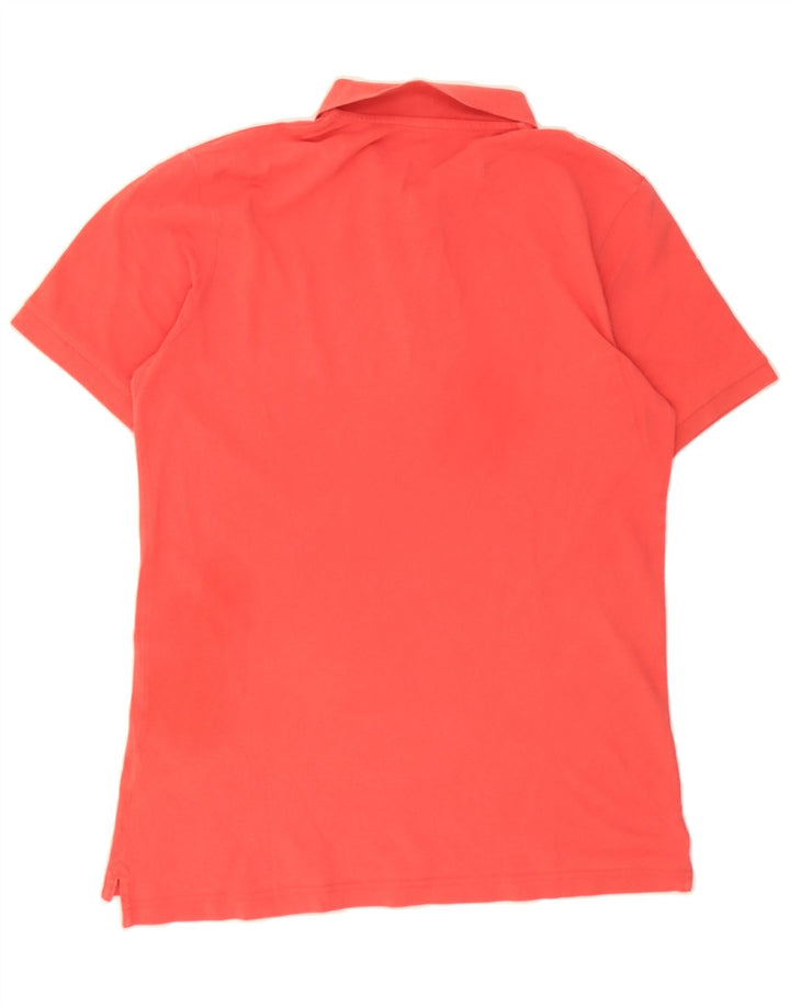 DACK'S Mens Polo Shirt Medium Red Cotton Vintage Dack's and Second-Hand Dack's from Messina Hembry 