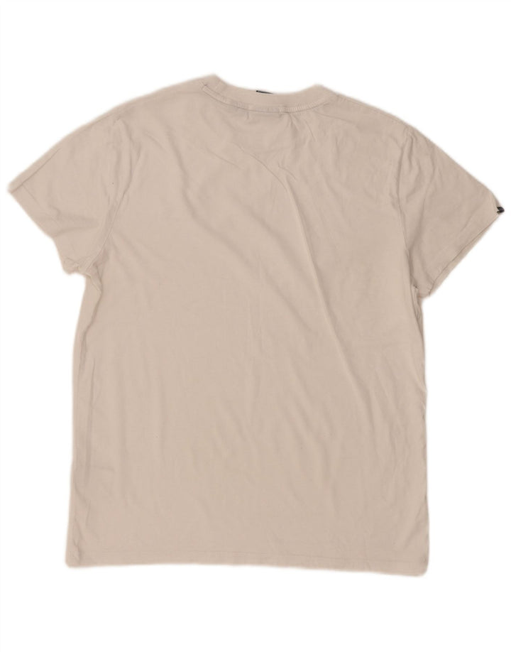 Мужская футболка Superdry Top из белого хлопка среднего размера