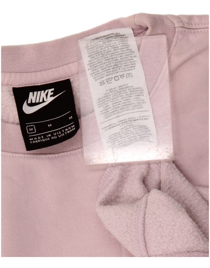 Женский свитер-свитшот большого размера NIKE UK 14, хлопковый средний фиолетовый цвет