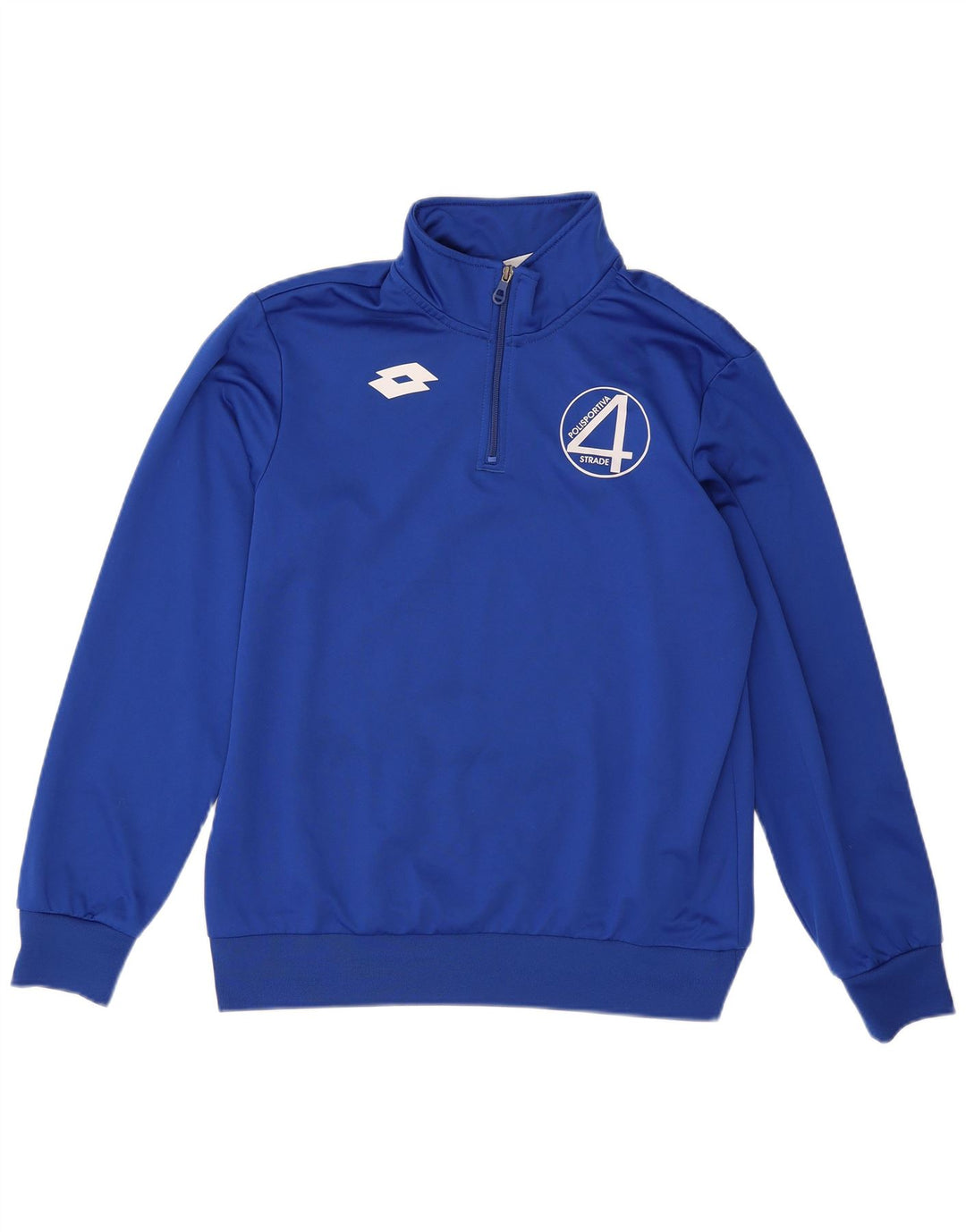 Мужской свитшот на молнии с рисунком Lotto, большой синий полиэстер