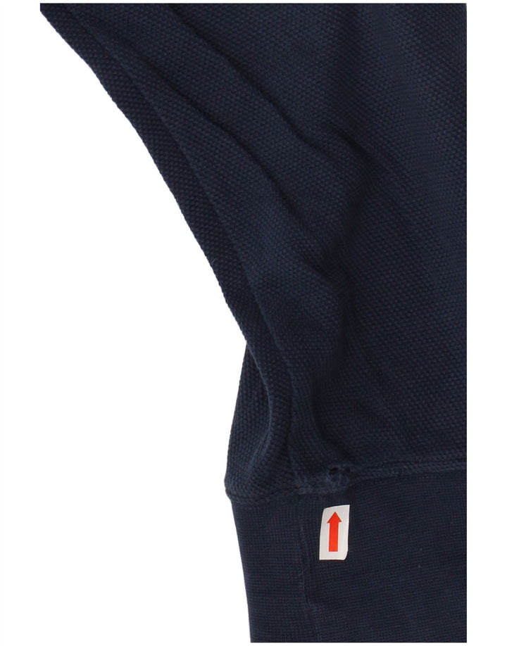 Мужской винтажный свитшот TOMMY HILFIGER, большой темно-синий хлопковый джемпер