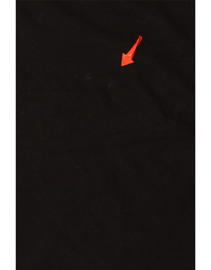 Мужская футболка Hugo Boss, большой черный хлопок